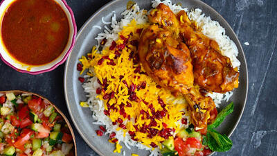 مرغ زعفرونی؛ یک ناهار بینظیر