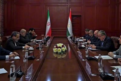 دیدار وزیر امور خارجه با همتای تاجیکستانی