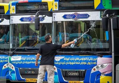 تصاویر؛ اتوبوس‌های تهران برای اربعین به خط شدند