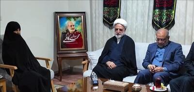 رئیس قوه قضائیه به منزل سرلشکر شهید حاج محمد کاظمی رفت + ویدئو