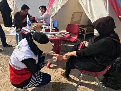آغاز خدمت‌رسانی تیم درمانی اعزامی خراسان شمالی در شهر کربلا