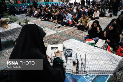 مراسم اربعین شهدای دانش آموز آذربایجان شرقی