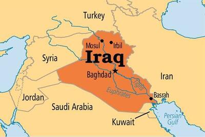 آتش  گرفتن خودرو به علت گرمای شدید در عراق+ فیلم