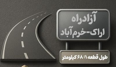 اینفوگرافیک| قطعه جدید آزادراه اراک - خرم‌آباد چه ویژگی‌هایی دارد؟