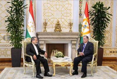 دیدار عراقچی با رئیس‌جمهور تاجیکستان