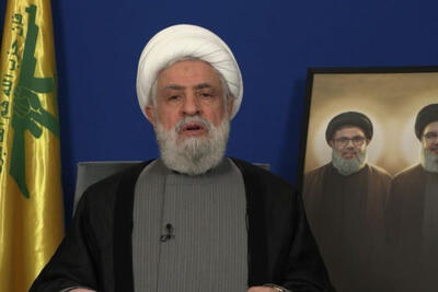 شیخ نعیم قاسم دبیر کل حزب الله لبنان : احدی از ما نخواهد که تسلیم شویم