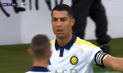 گل کریستیانو رونالدو مقابل تولوز در دیدار دوستانه (النصر 1-1 تولوز) - پارس فوتبال