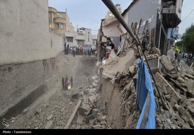 پایان عملیات نجات در حادثه ریزش آوار/ فوت یک شهروند قمی - تسنیم