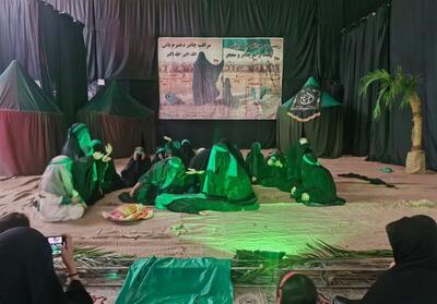 اجرای تعزیه فاخر   3 ساله اباعبدالله الحسین(ع)   در امامزاده عقیل اسلامشهر+تصویر - تسنیم
