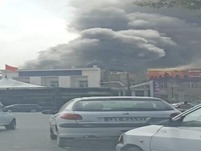 مهار آتش‌سوزی در بیمارستان قائم مشهد