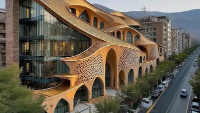 شاهکار معماری با الهام از کویر و هنر ایرانی (عکس)
