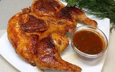 طرز تهیه چیکن تاباکای آبدار به سبک گرجی در ماهیتابه