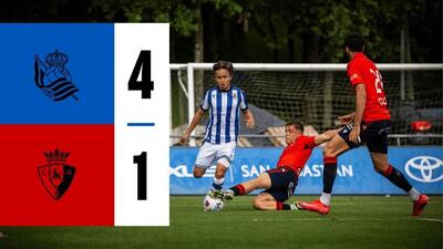 خلاصه بازی رئال سوسیداد 4-1 اوساسونا (گل زیبای کوبو)