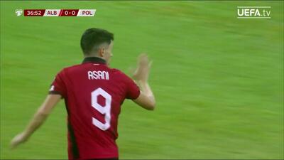 سوپرگل استثنایی یاسر آسانی مقابل لهستان در مقدماتی یورو 2024