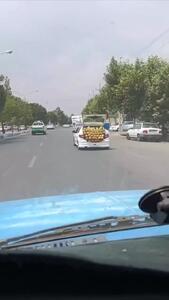 خربزه‌فروشی با کلاس؛ وقتی پژو ۲۰۷ تبدیل به وانت میشه!