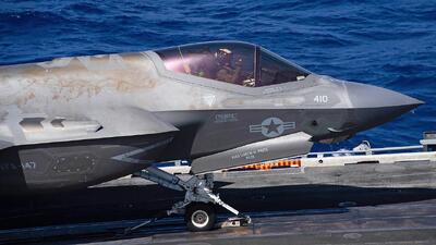 جنگنده اف 35 آمریکا سقوط کرد