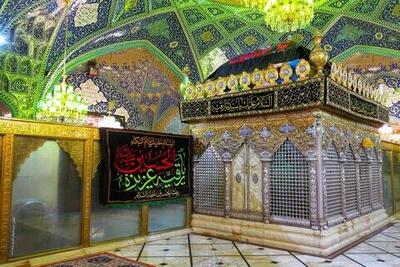 ببینید | تصویری نادر از سنگ مزار حضرت رقیه‌(س)