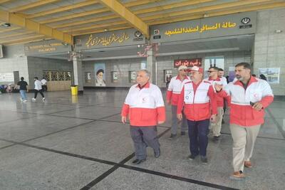 بازدید دبیر کل جمعیت هلال احمر از مرز شلمچه و بررسی خدمات به زائران اربعین (۹ مرداد ۱۴۰۴) + فیلم
