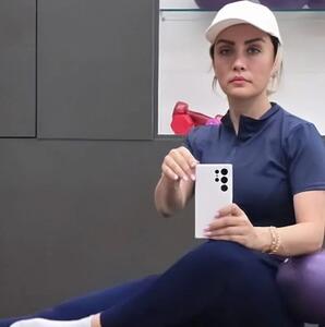 حدیث فولادوند بازیگر زن سینما استایل جدید خود را در باشگاه ورزشی منشتر کرد