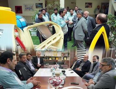بازدید مدیر حراست گروه فولاد مبارکه و هیات همراه از شرکت ورق خودرو چهارمحال و بختیاری