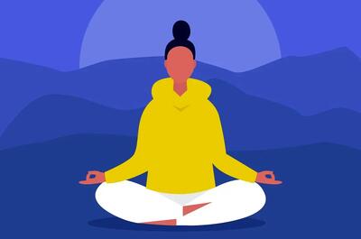 مدیتیشن ۵ دقیقه‌ای قبل از خواب؛ خداحافظی با بی‌خوابی شبانه