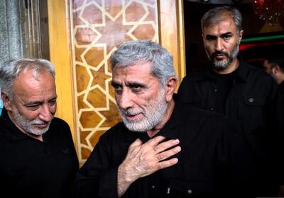 عکس؛ حضور سردار قاآنی در مراسم بزرگداشت سردار محققی