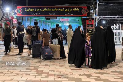 افزایش تردد زائران در مرز شلمچه در ایام صفر نسبت به سال قبل