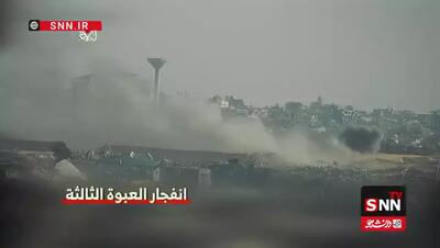 ۳ انفجار در پادگان نظامی رژیم اسرائیل و حملات سنگین به مواضع ارتش اسرائیل در خان‌یونس