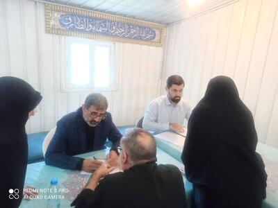 برگزاری میز خدمت قوه قضاییه برای رسیدگی به مشکلات نمازگزاران در مصلای امام خمینی (ره)