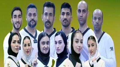 پارا تکواندوکاران ایرانی قهرمان آسیا شدند