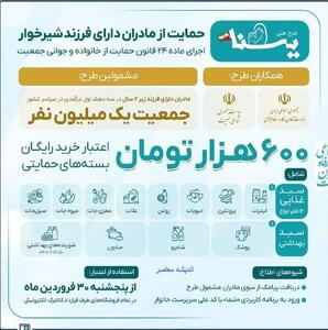 مادران مشمول یارانه یسنا بخوانند / دلیل واریز نشدن: کمبود اعتبار / چه زمانی پرداخت می‌شود؟ / چگونه پیگیری کنیم؟