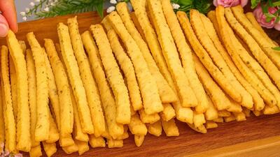 طرز تهیه چوب سیر ترد با سبزیجات معطر میان وعده عالی در ۲۰ دقیقه!