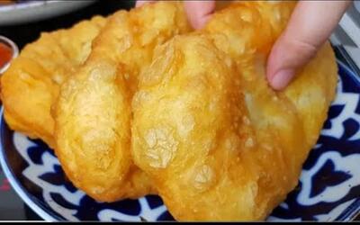 آرد + آب جوش! طرز تهیه پیراشکی های بازاری با مواد دلخواه