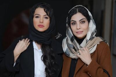 استایل تابستانی و سبز صحرا اسدالهی و جوانه دلشاد در اکران مردمی فیلم مرجان