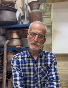 کدخدای «تاسیان» تنها بازمانده مسگری در گیلان است