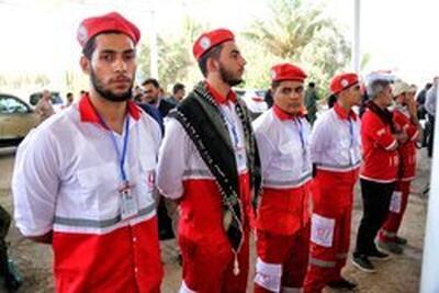 آمادگی شبانه‌روزی هلال‌احمر در مرز خسروی؛ امدادرسانی فوری به مصدوم