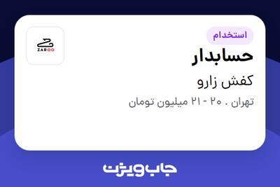 استخدام حسابدار - خانم در کفش زارو