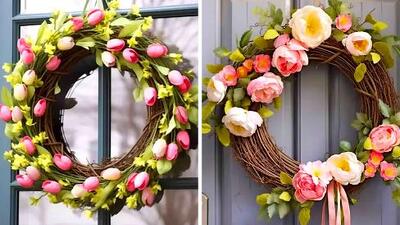 ایده‌ های جذاب حلقه گل بهاری؛ 15 طرح شیک و رنگارنگ