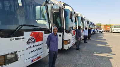 اعزام رایگان زائران اربعین با اتوبوس از عسلویه به پایانه مرزی شلمچه
