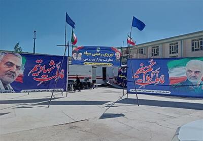 استقرار بیمارستان 64 تختخوابی سپاه در کورین زاهدان - تسنیم