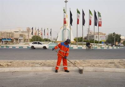 کارگران خدمات شهری کنگان خودشان ساعت کاری تعیین می‌کنند - تسنیم