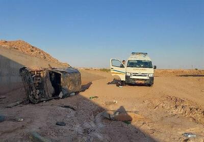 سقوط پراید از روی پل در محور سرخه با 5 مصدوم - تسنیم