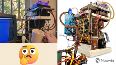 Coffeematic PC؛ زمانی که قهوه‌ساز و کامپیوتر با هم ترکیب می‌شوند!