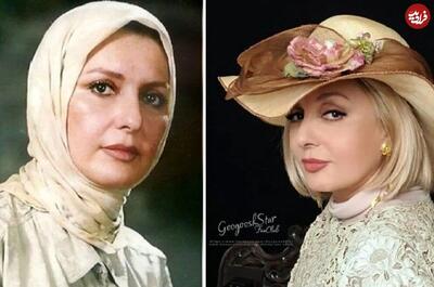 چهره ها در زمان ؛ «فائقه آتشین در کنار پسرش کامبیز و همسرش محمود قربانی»؛ سال 50