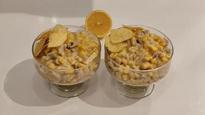 طرز تهیه ذرت مکزیکی خوشمزه / ذرت مکزیکی بازاری با پنیر