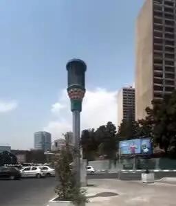 ببیید | نصب بلندگوآژیر وضعیت قرمز در سراسر تهران