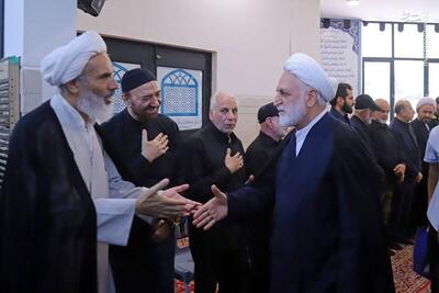 رئیس قوه قضاییه در مراسم اربعین شهادت شهید غلامعلی رشید شرکت کرد