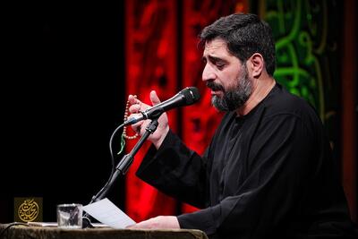 مرثیه خوانی سیدمجید بنی‌فاطمه در موکب هیئت ریحانةالحسین