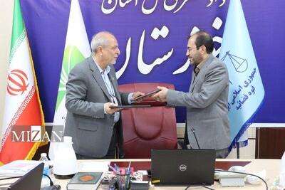 امضای تفاهم‌نامه همکاری بین دادگستری خوزستان و دانشگاه شهید چمران اهواز
