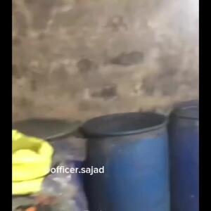 محاصره دخمه ساخت شراب شیرازی توسط پلیس